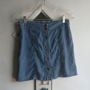 Splendid Soft Rayon Denim Mini Skirt